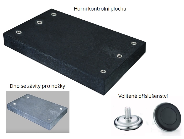 Deska s příslušenstvím